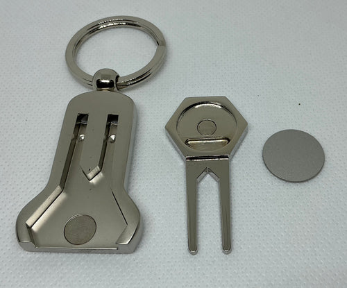 3 in One Key Ring with Divot Tool and Ball Marker