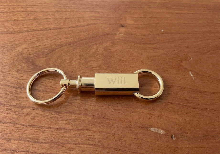 Rectangular Pull Apart Keyring