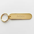 Brass Oblong Keyring