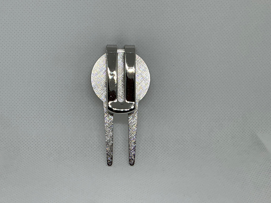Golf Divot Tool with Money Clip and Ball Mark