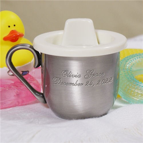 Baby Cup with Bear on Front