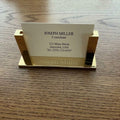 Brass Business Card Holder