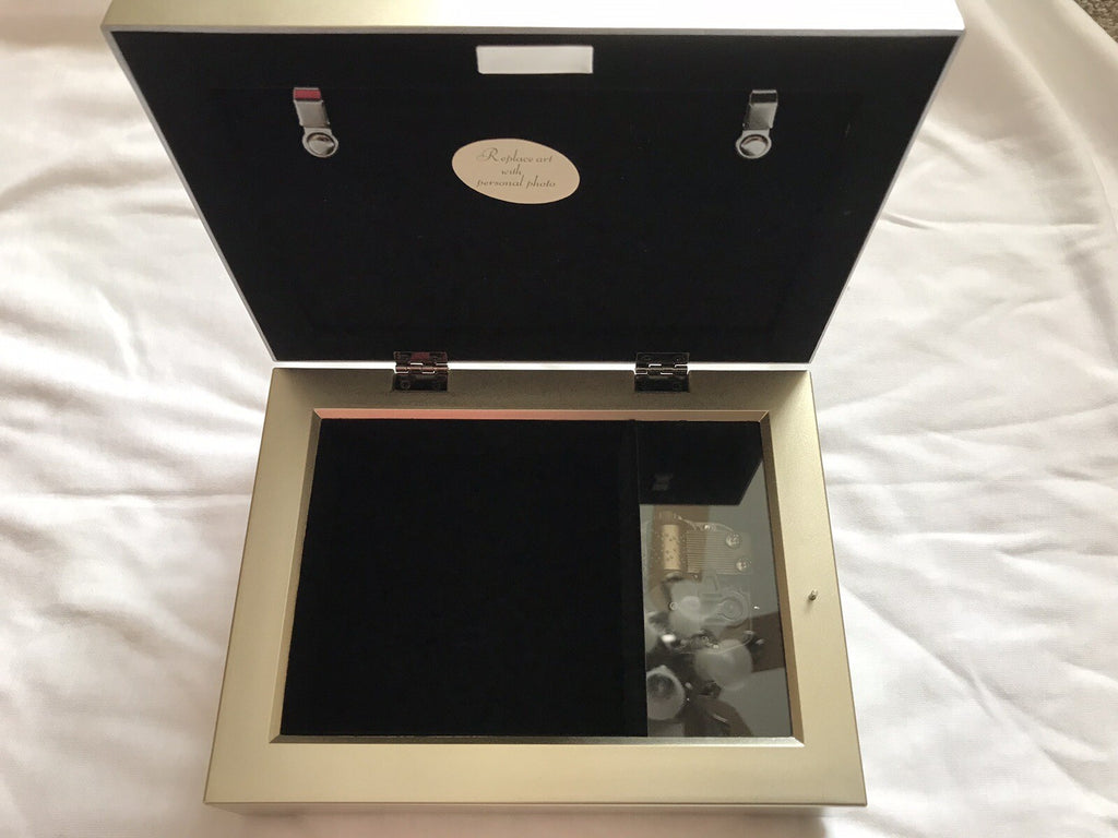 Inside of a music box 
