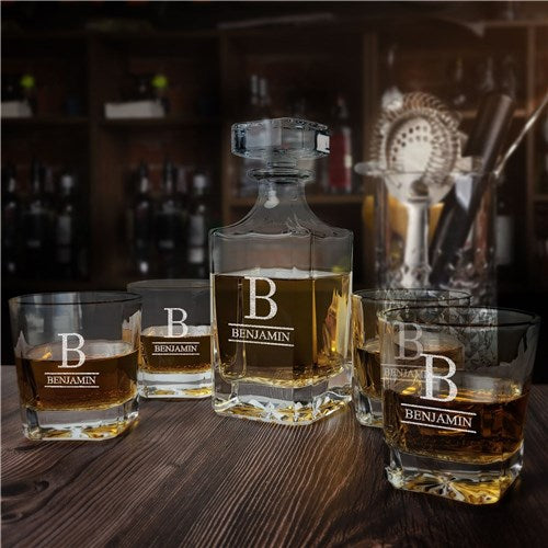 Personalized Decanter Set