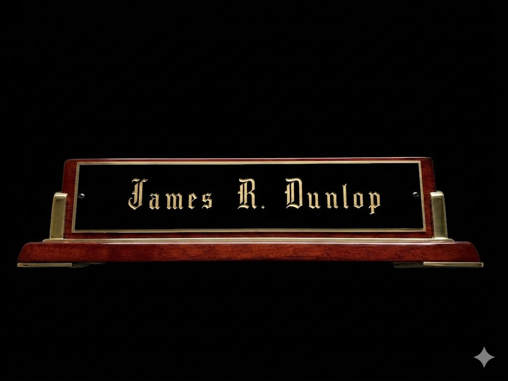 Desk Nameplate
