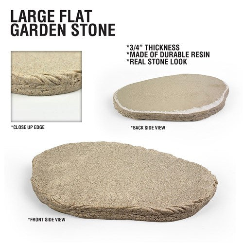 Personalized Set In Stone Flat Garden Stone for Wedding Gift