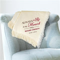 Memorial throw blanket